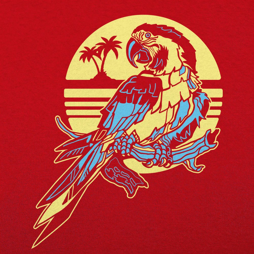 Tropical Macaw Parrot Graphic