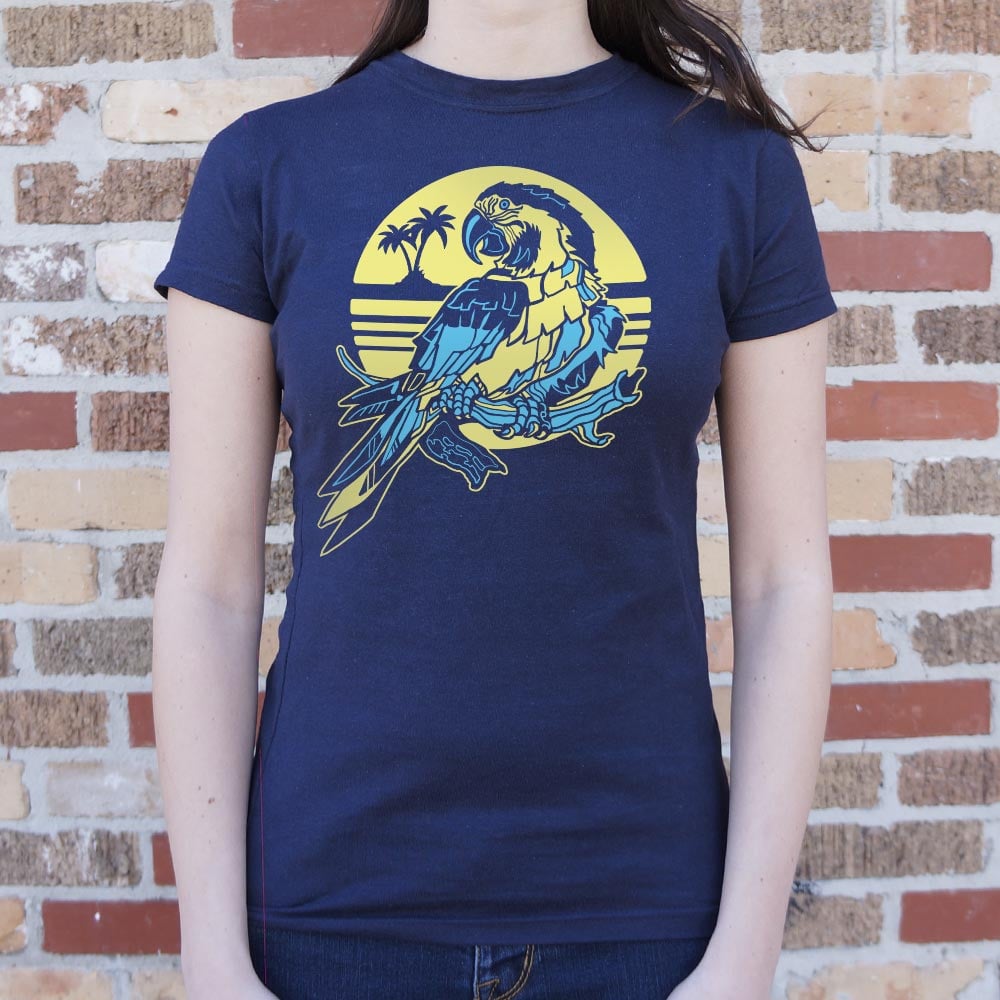 Tropical Macaw Parrot Graphic