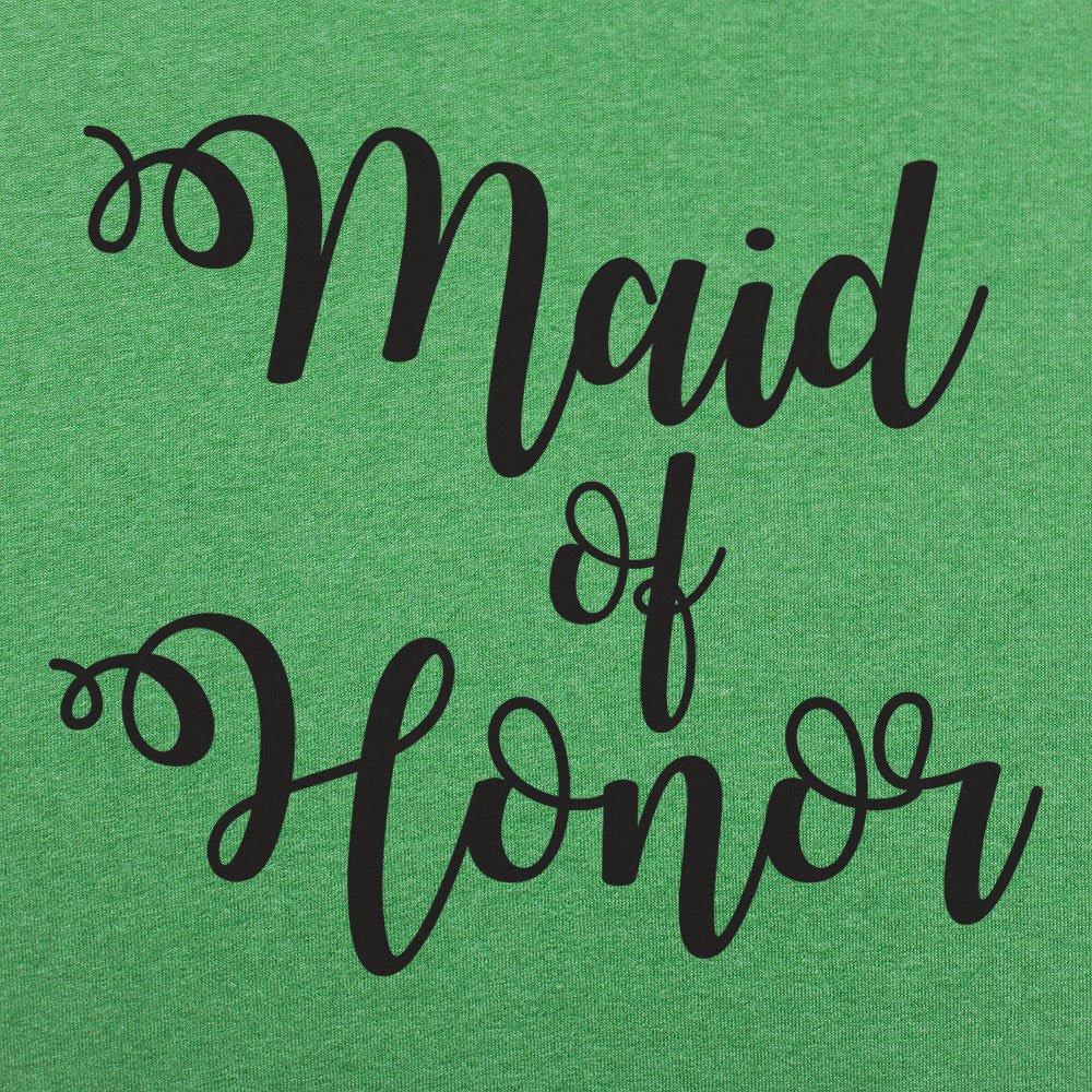 Maid of Honor Elegant Script Wedding Design