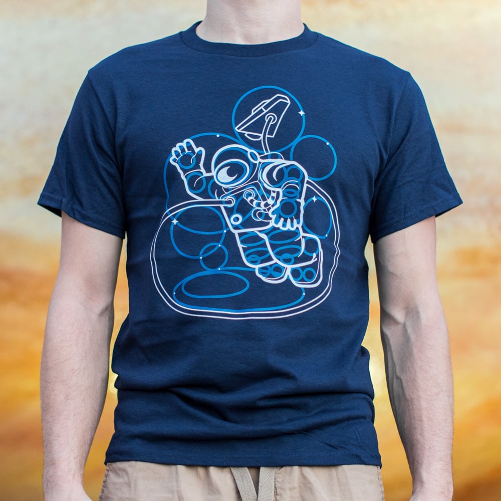 Major Tom Floating Astronaut in Space
