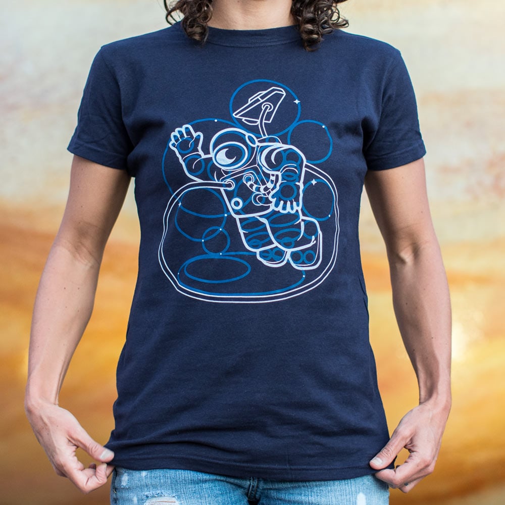 Major Tom Floating Astronaut in Space
