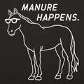 Manure Happens Cool Horse Wearing Sunglasses