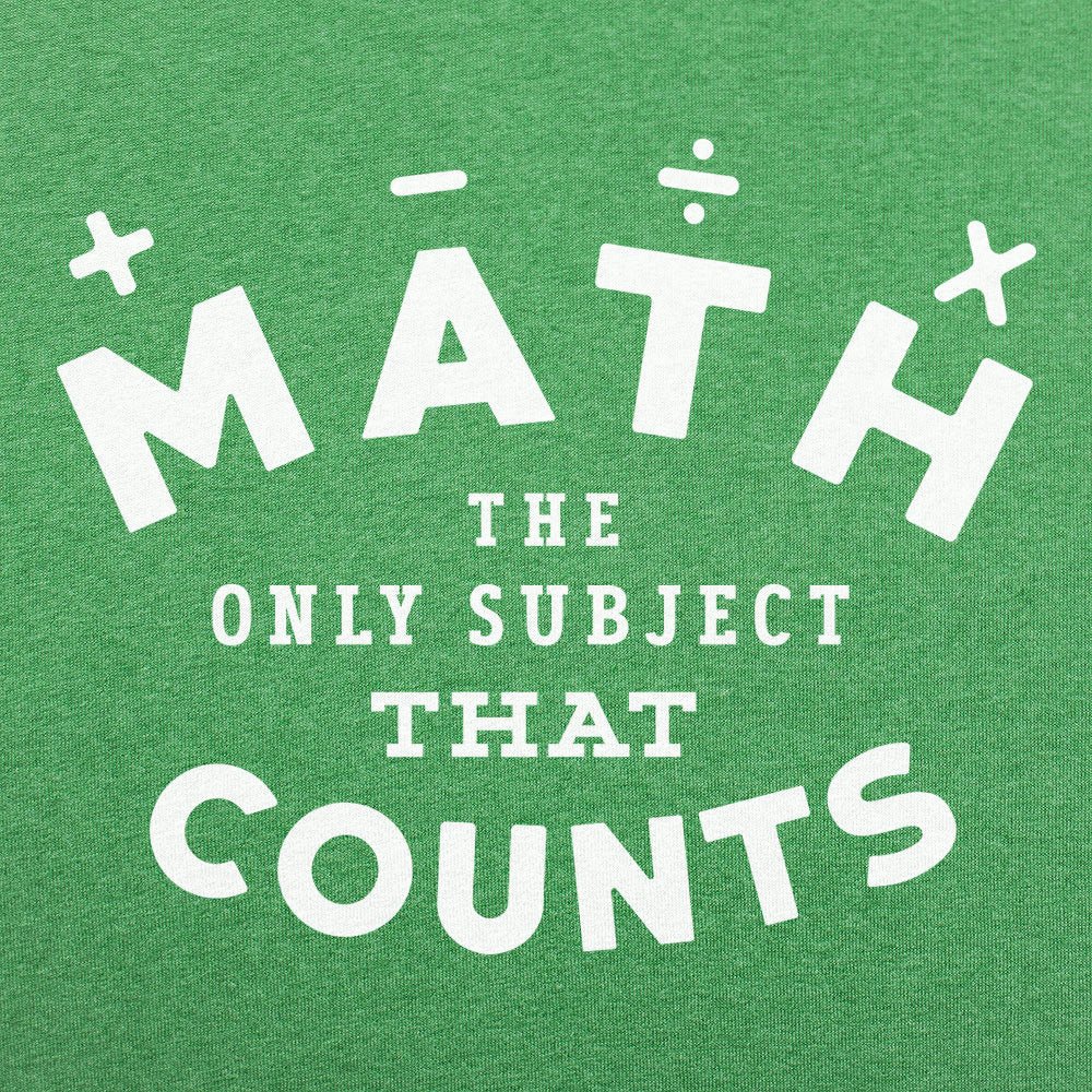 Math, The Only Subject That Counts