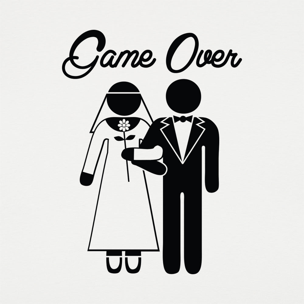 Game Over Wedding Bride and Groom