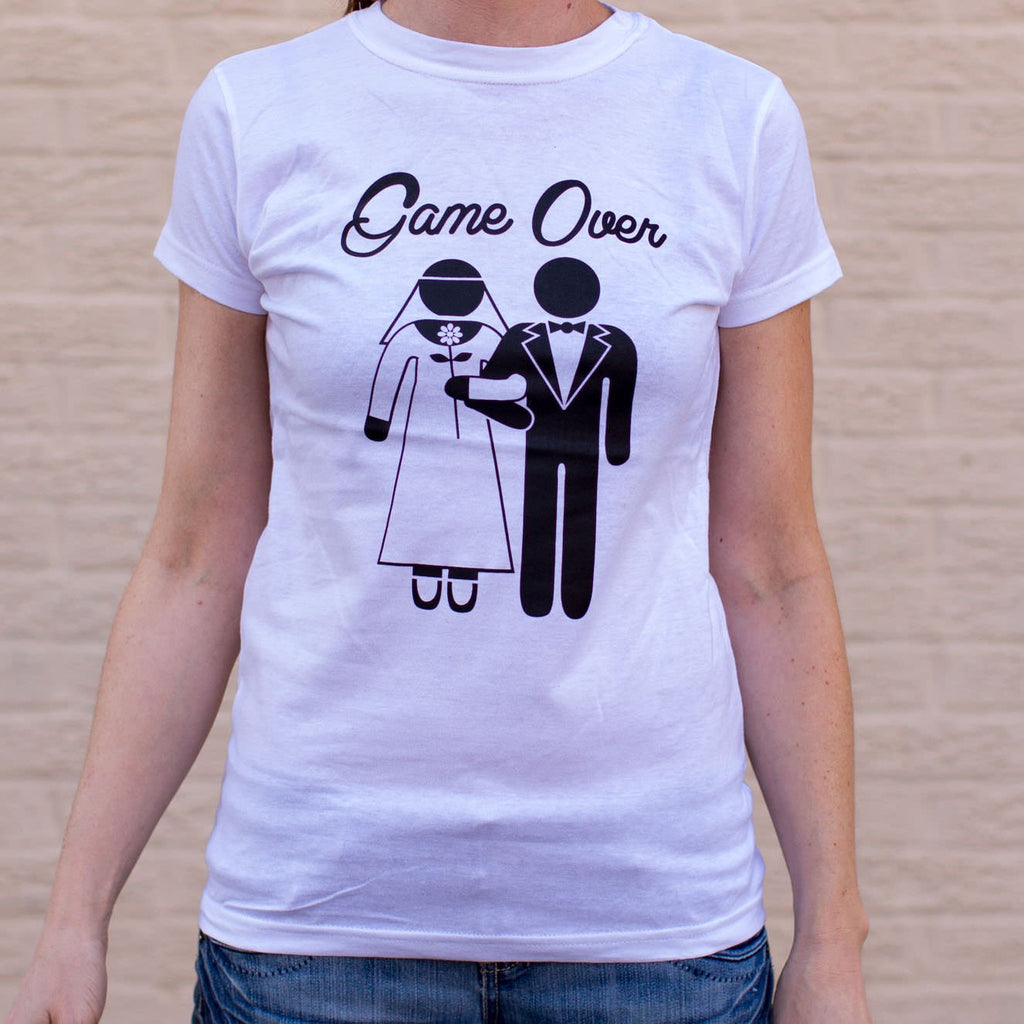 Game Over Wedding Bride and Groom
