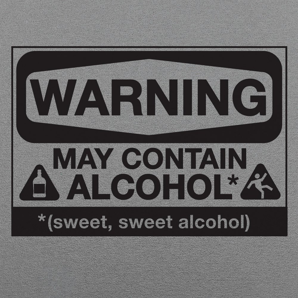 May Contain Alcohol Warning Sign
