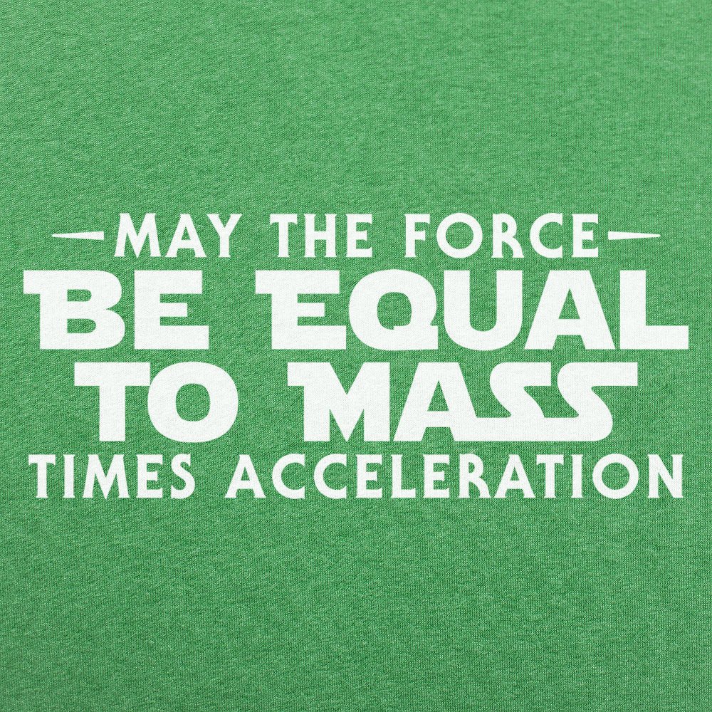 May the Force Be Equal to Mass Times Acceleration
