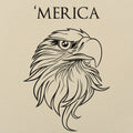 'Merica - Bald Eagle Head Patriotic Design