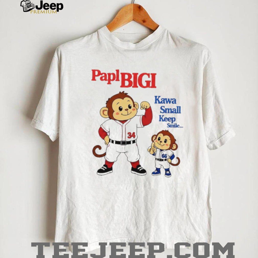 Munenori Kawasaki Papi Big Kawa Small Keep Smile Shirt