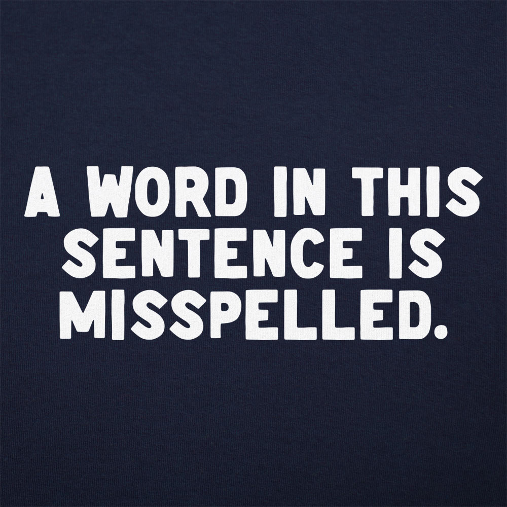 A Word in This Sentence is Misspelled Grammar Joke