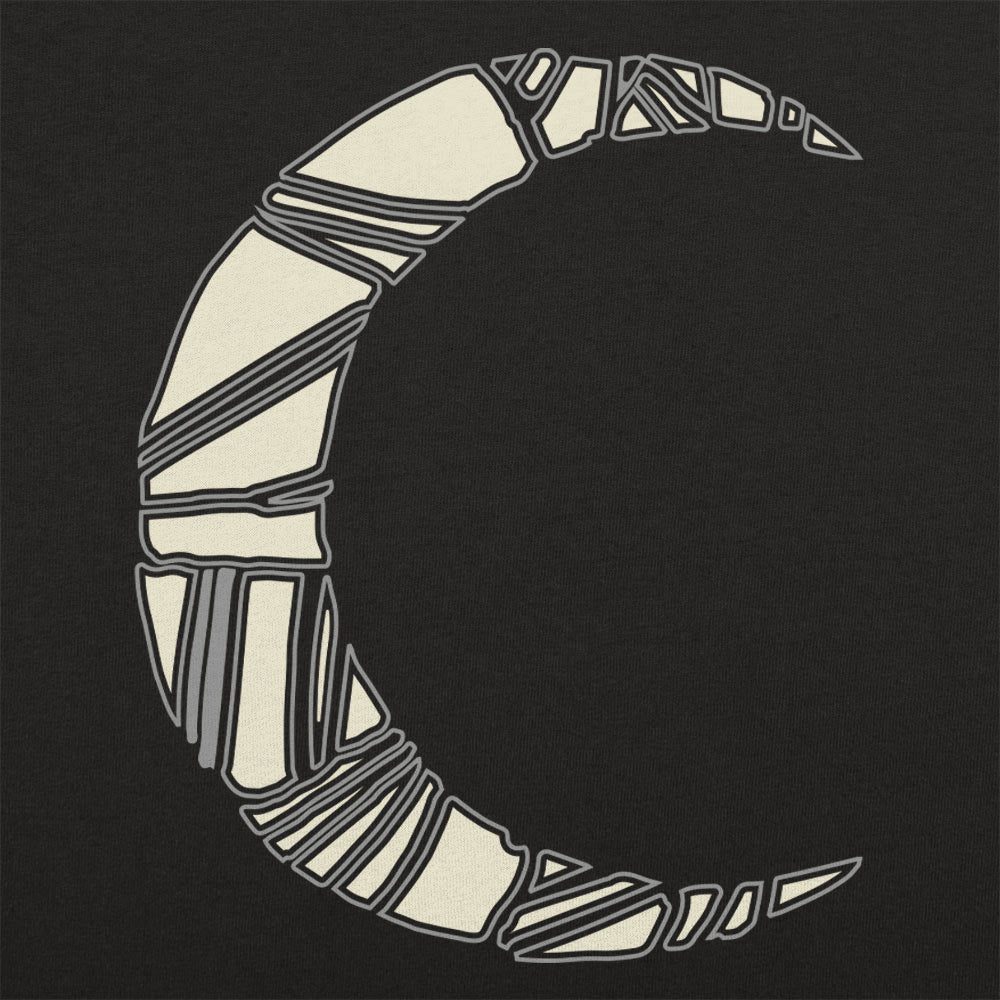Moon Night - Geometric Crescent Moon Design