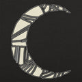 Moon Night - Geometric Crescent Moon Design
