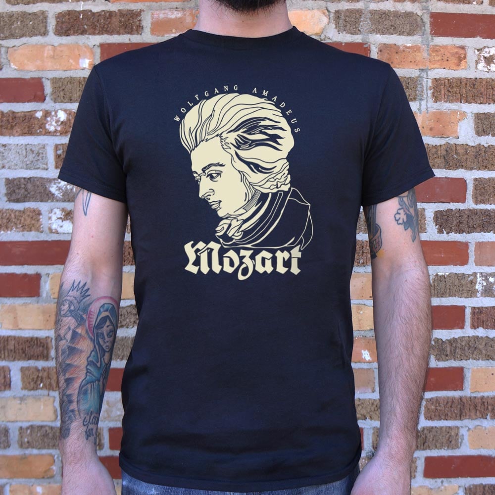 Wolfgang Amadeus Mozart Gothic Metal Style Portrait