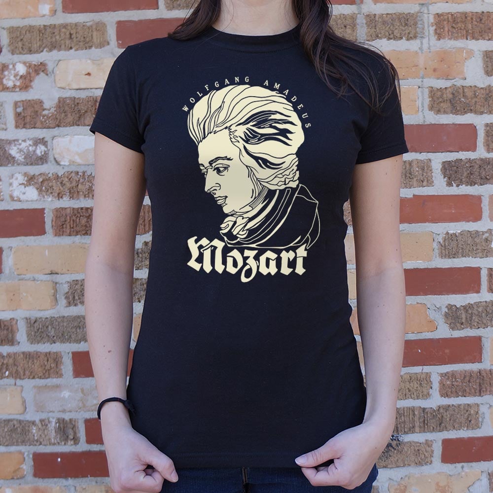 Wolfgang Amadeus Mozart Gothic Metal Style Portrait