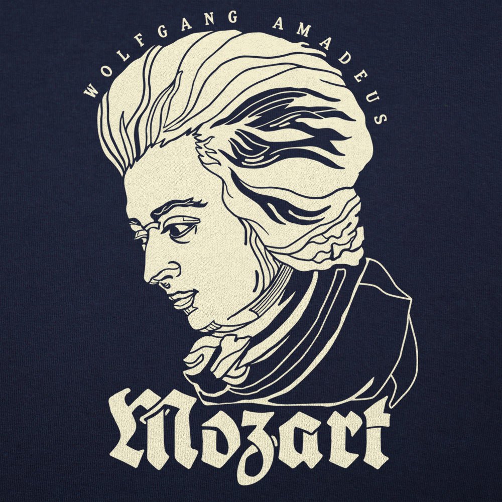 Wolfgang Amadeus Mozart Gothic Metal Style Portrait