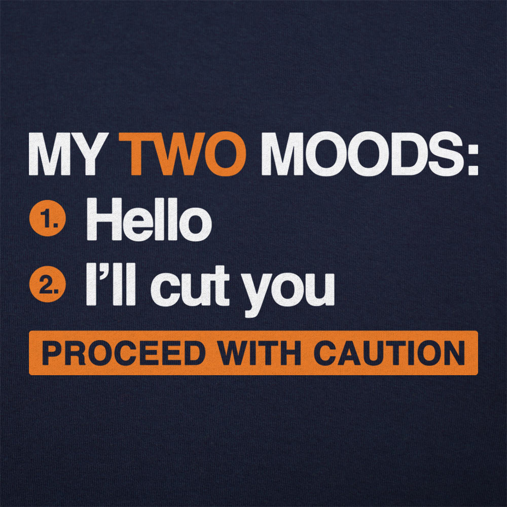 My Two Moods Hello or I'll Cut You