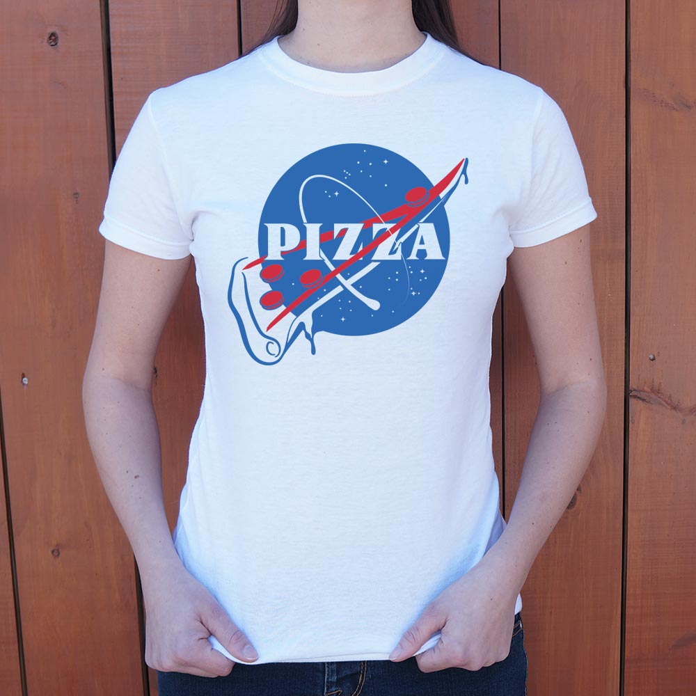 NASA Slice Pizza Space Agency Logo Parody