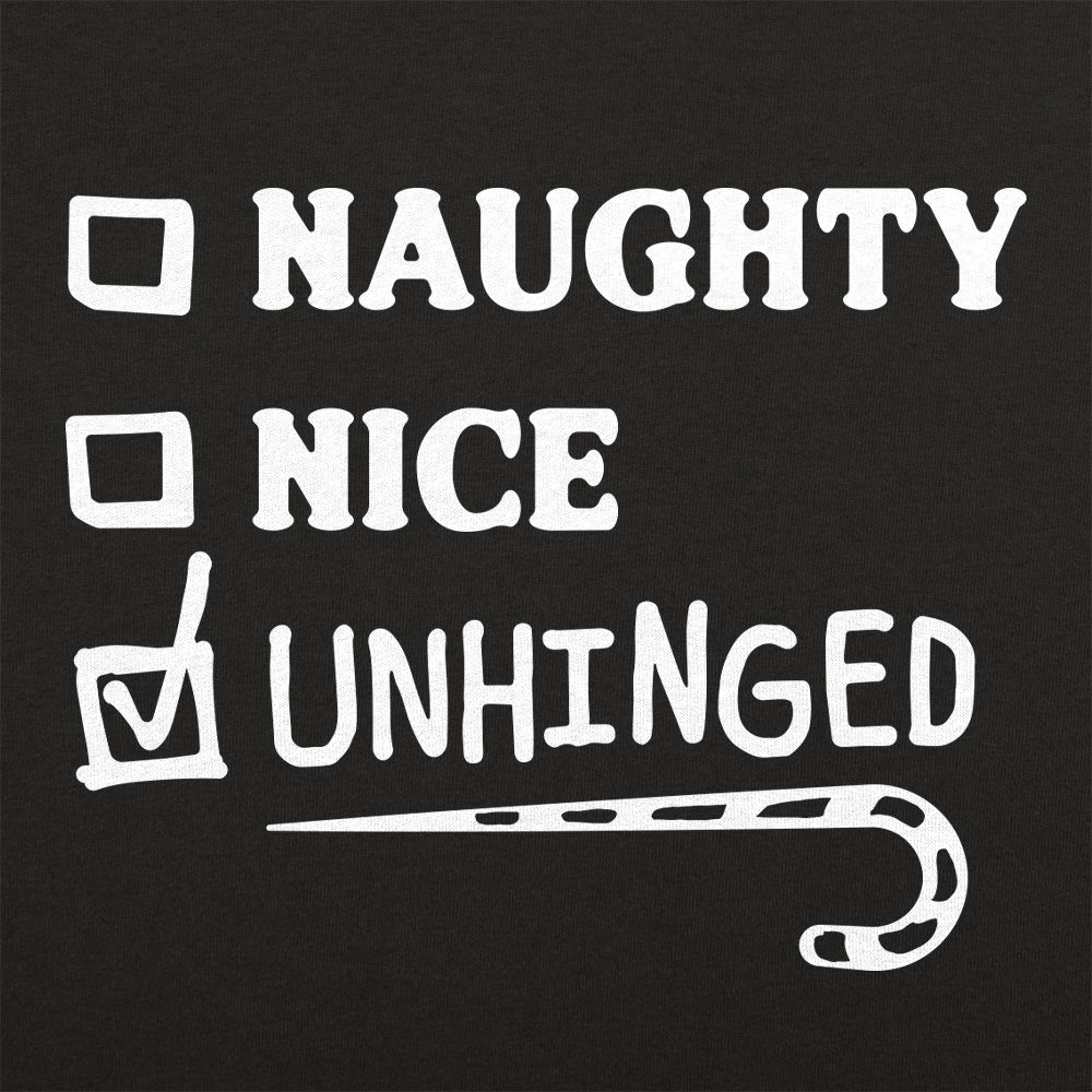Naughty Nice Unhinged Christmas Checklist