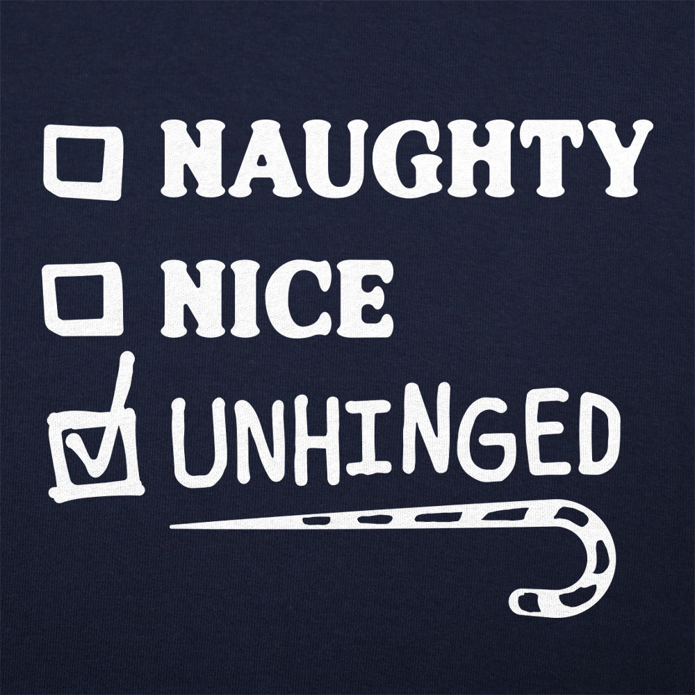 Naughty Nice Unhinged Christmas Checklist