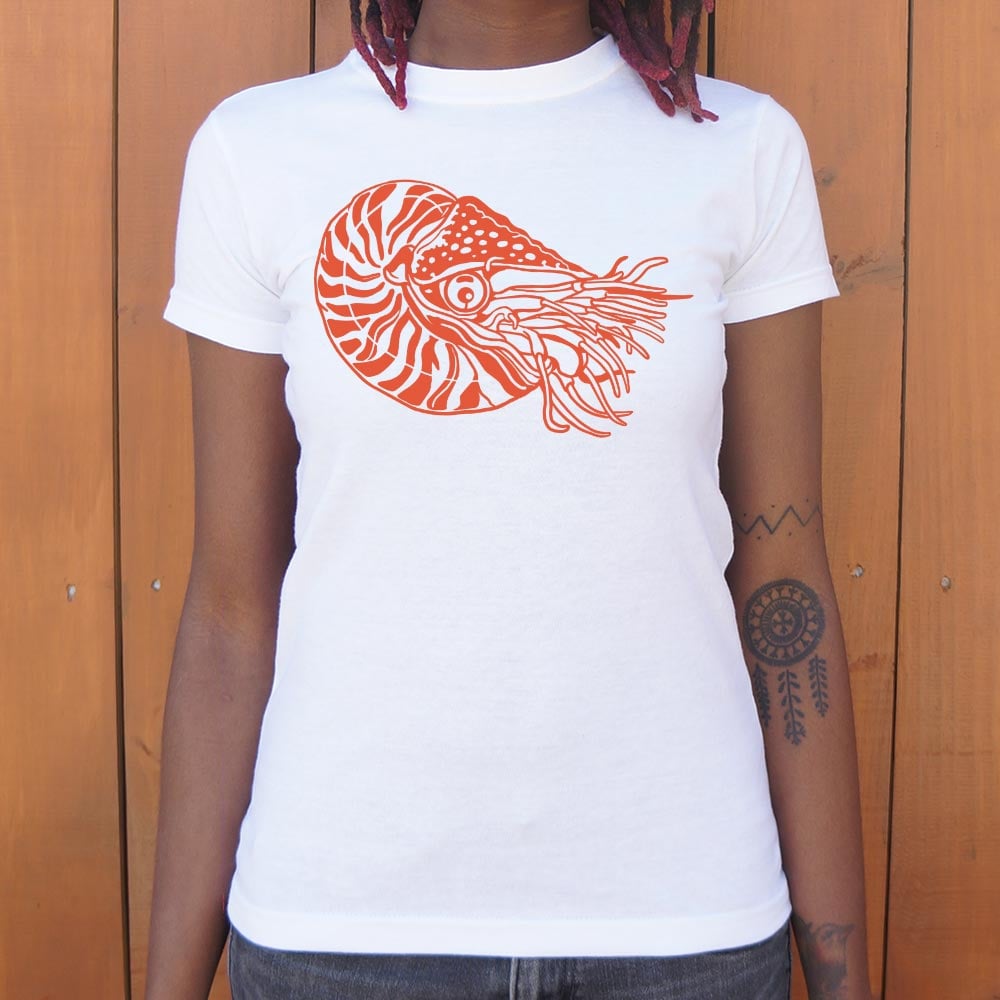 Nautilus Shelled Cephalopod Illustration