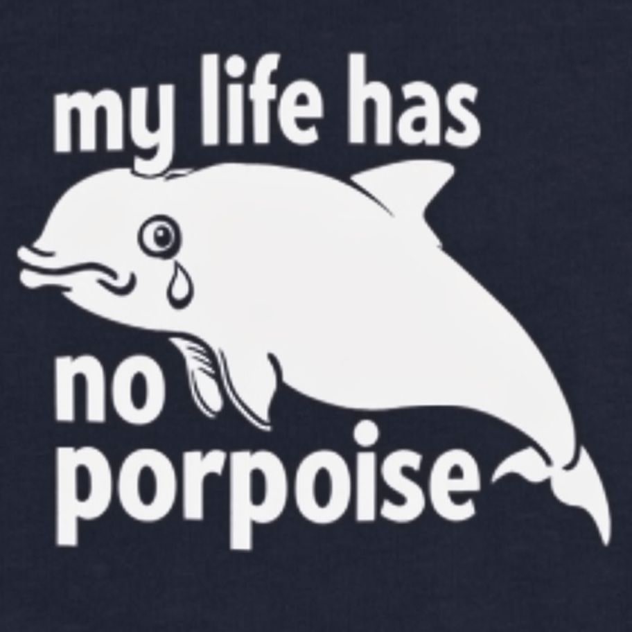 My Life Has No Porpoise Crying Dolphin