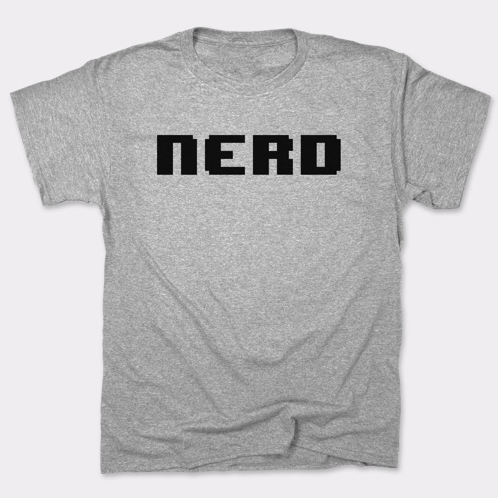 Nerd in Retro Pixel 8Bit Font