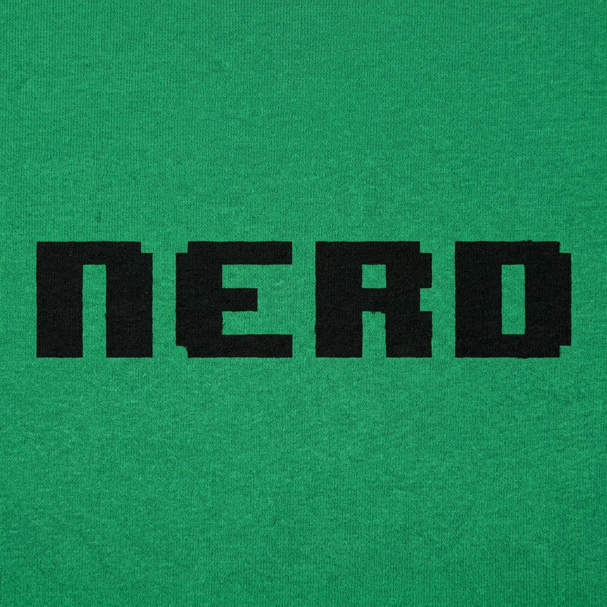 Nerd in Retro Pixel 8Bit Font