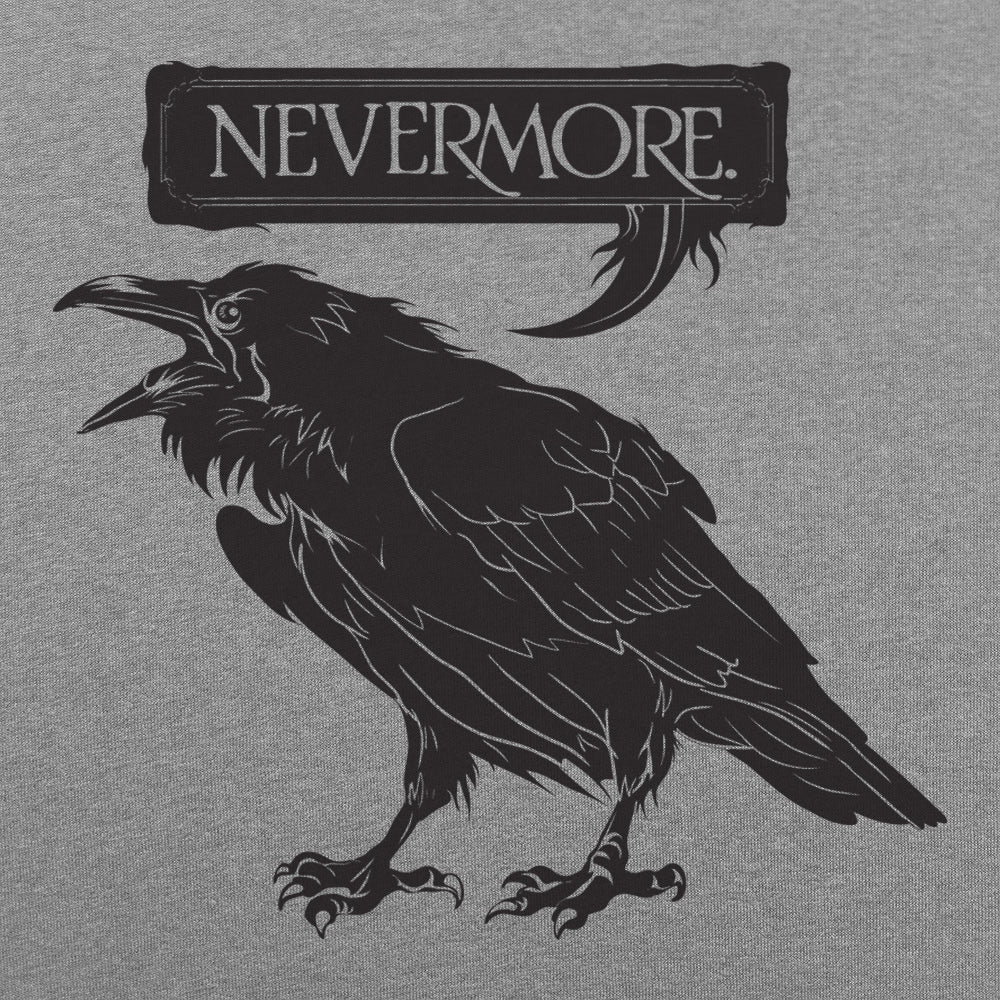 Nevermore Raven Quoting Edgar Allan Poe's Poem