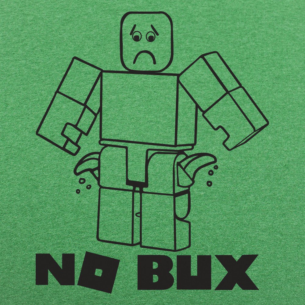 No Bux Broke Blocky Gamer Avatar With Empty Pockets