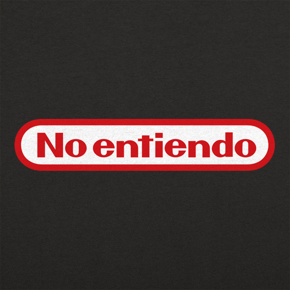 No Entiendo Spanish I Don't Understand Retro Gaming Logo