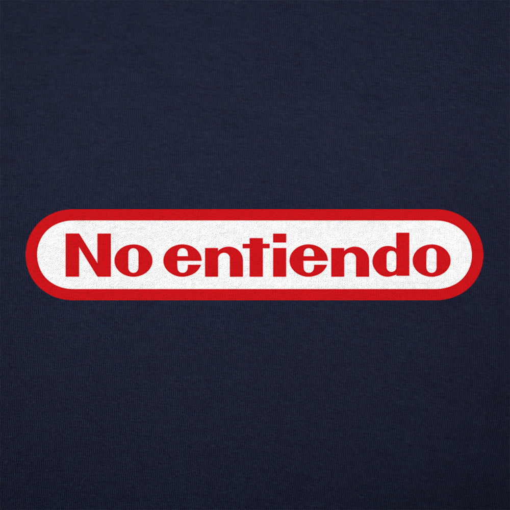 No Entiendo Spanish I Don't Understand Retro Gaming Logo