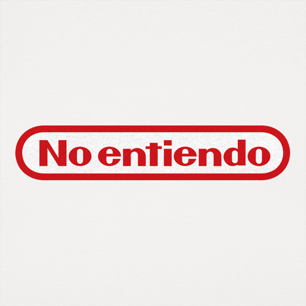 No Entiendo Spanish I Don't Understand Retro Gaming Logo