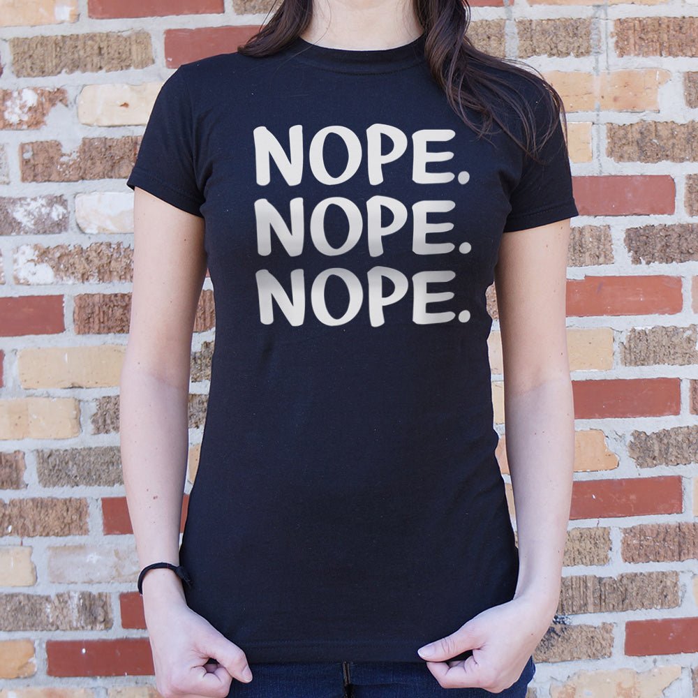 Nope Nope Nope Bold Text Meme