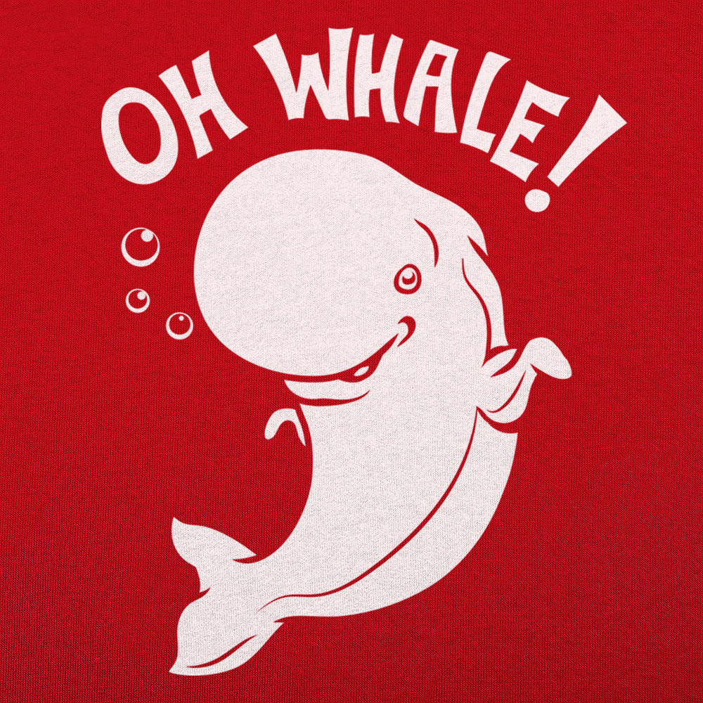 Oh Whale! Cute Cartoon Whale Pun