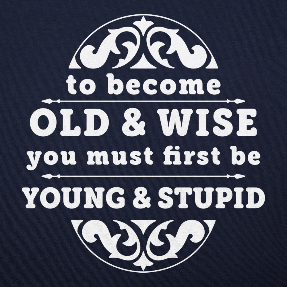 Old and Wise You Must First Be Young and Stupid
