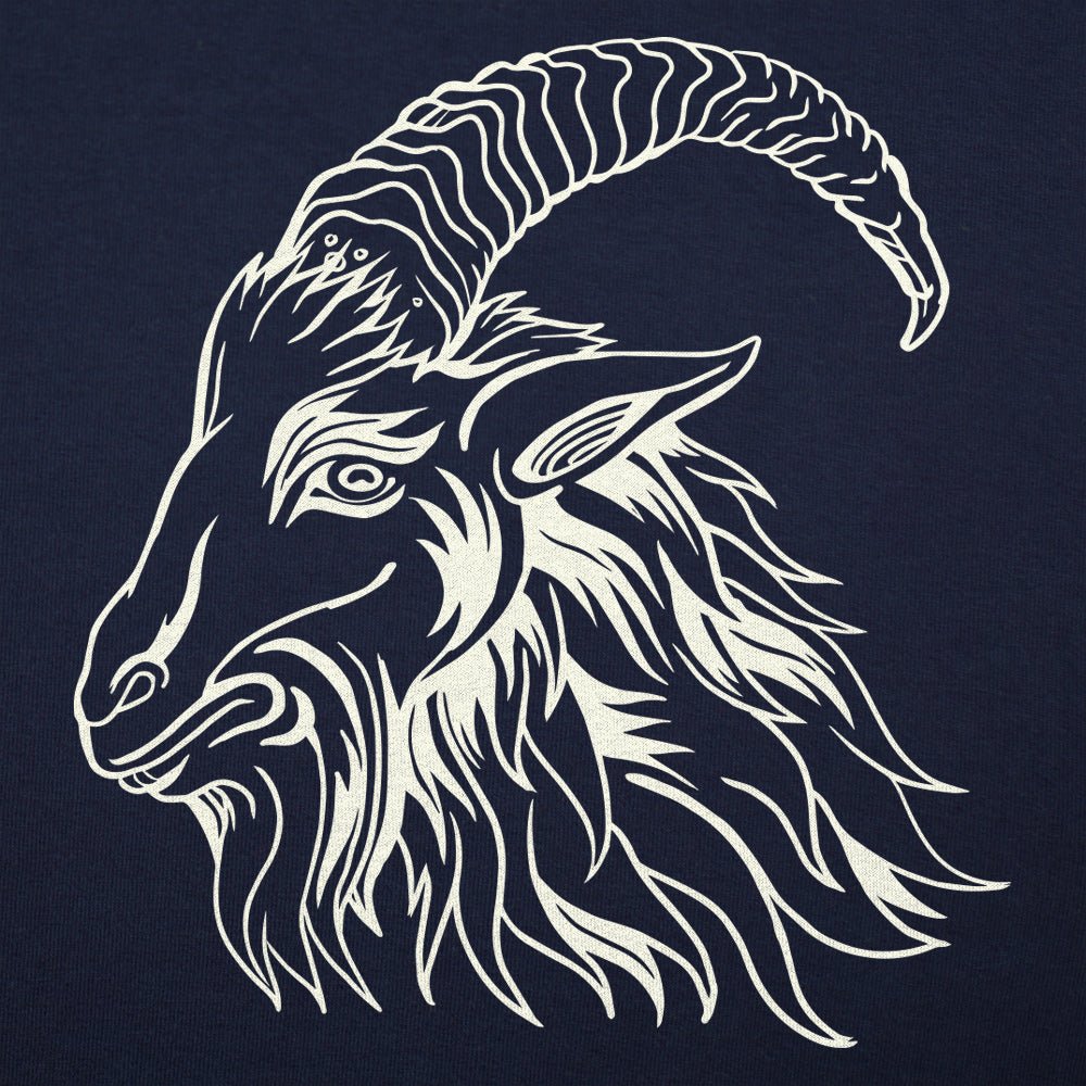 Old Goat Head Illustration