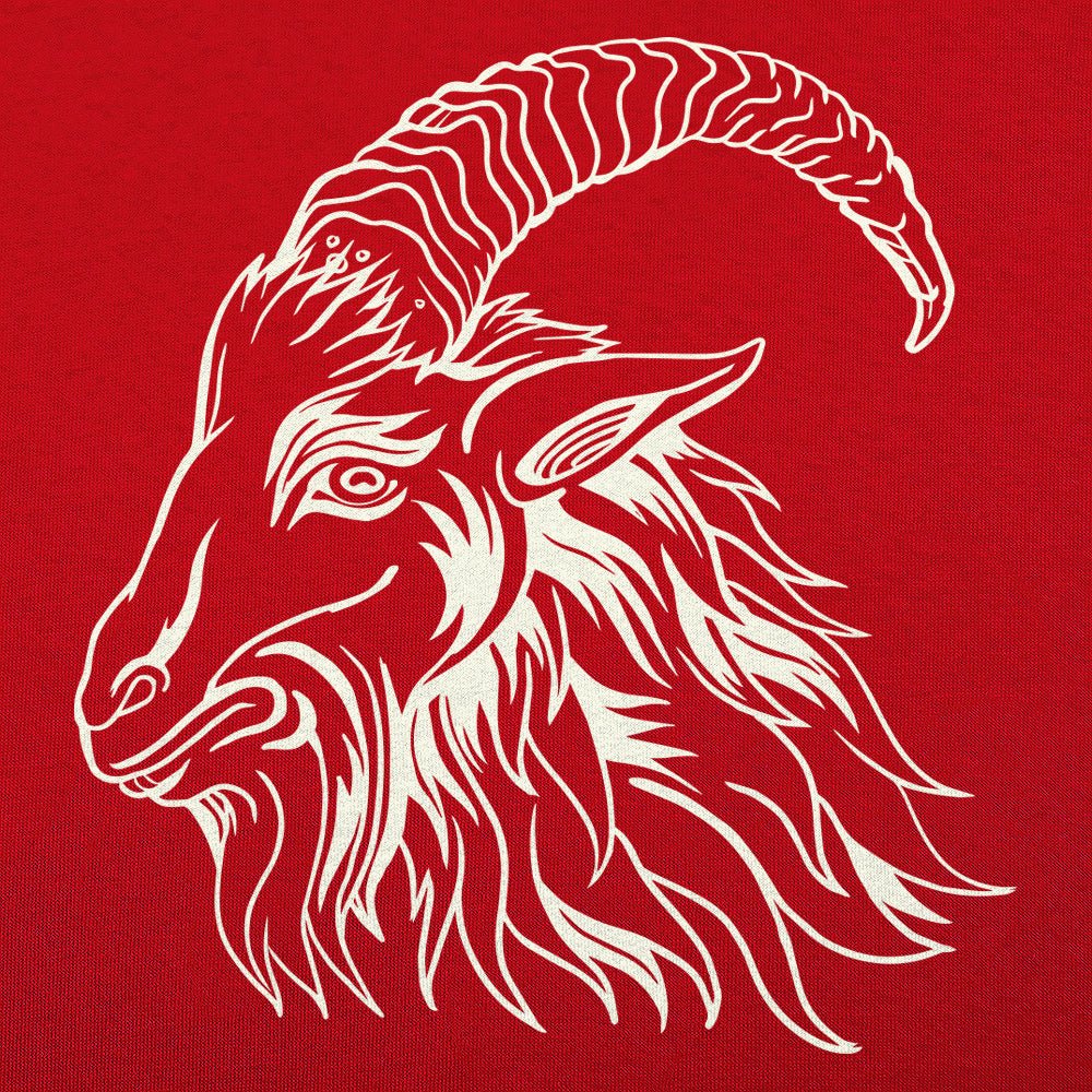 Old Goat Head Illustration