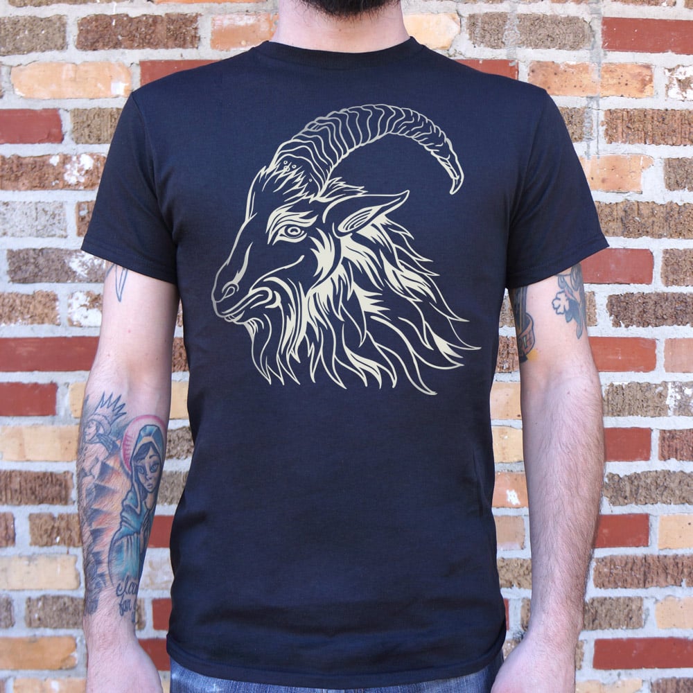 Old Goat Head Illustration