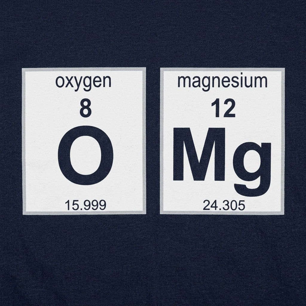 OMG Elements Oxygen and Magnesium Periodic Table Pun