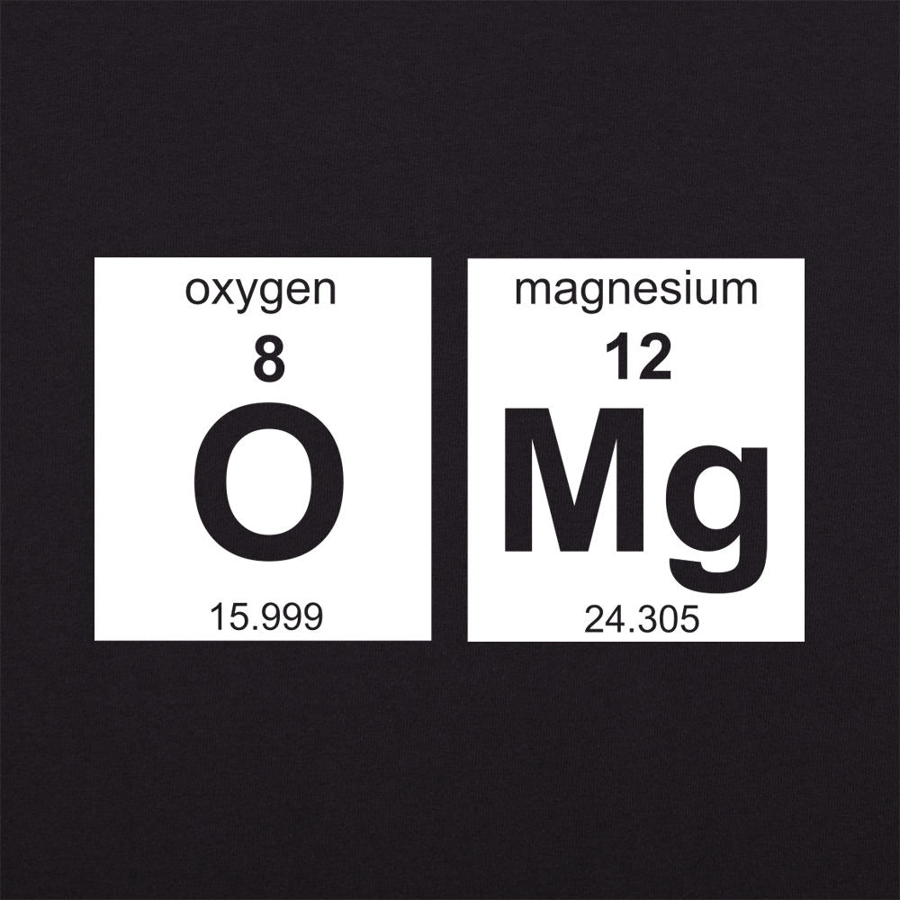 OMG Elements Oxygen and Magnesium Periodic Table Pun