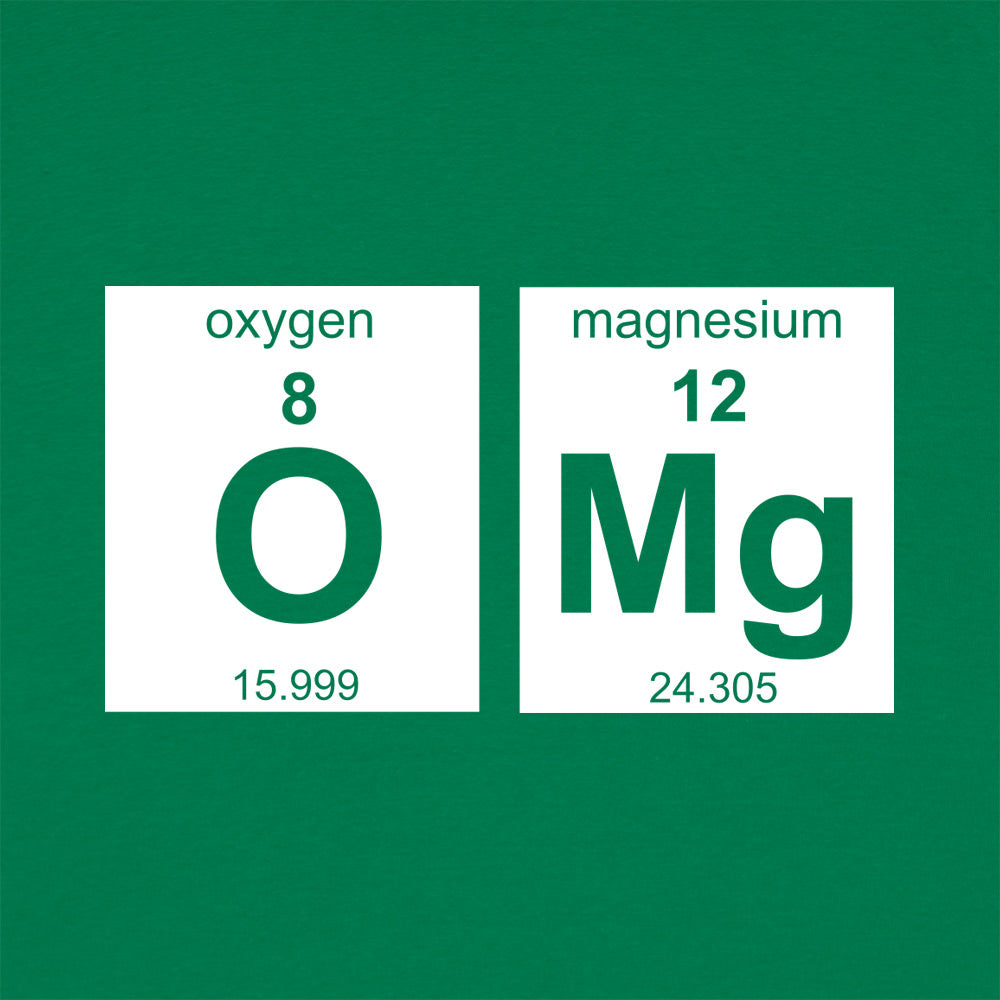 OMG Elements Oxygen and Magnesium Periodic Table Pun