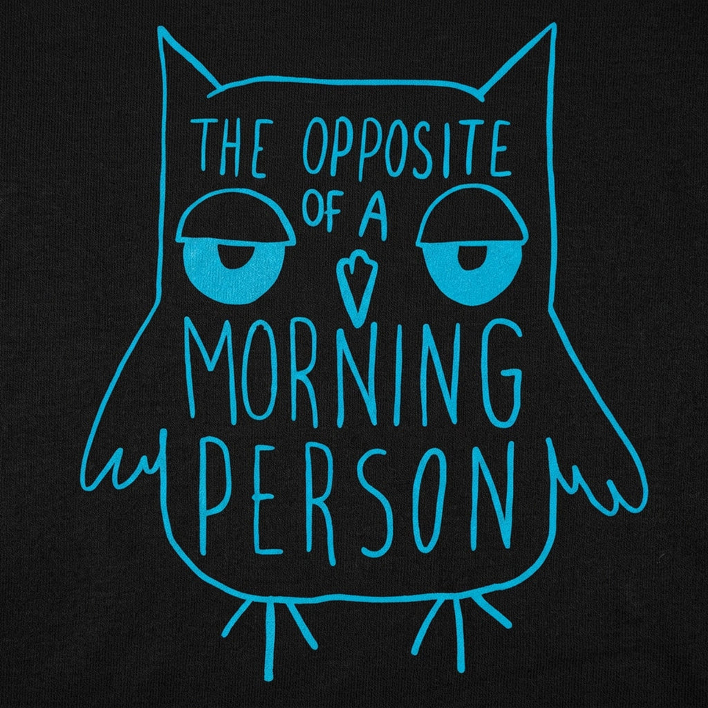 Opposite Of A Morning Person Sleepy Owl