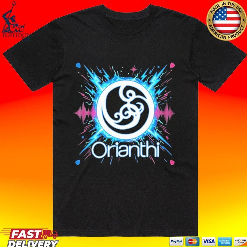 Orianthi Neon Bolt Logo T-shirt