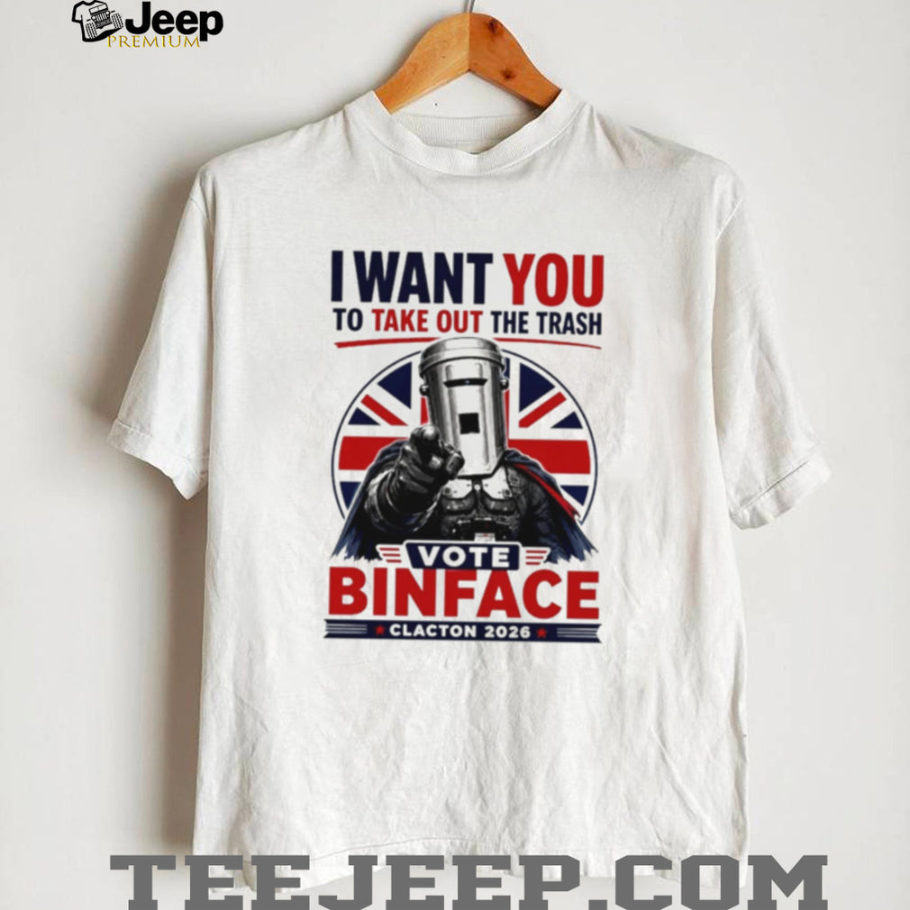I Want You To Take Out The Trash Vote Count Binface Clacton On Sea 2026 shirt