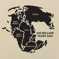 Pangea Supercontinent Map