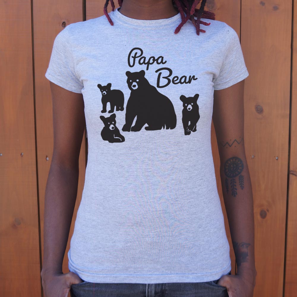 Papa Bear with Three Cubs