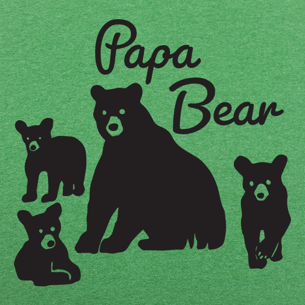 Papa Bear with Three Cubs