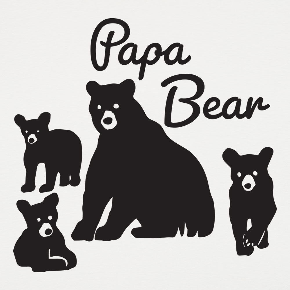 Papa Bear with Three Cubs