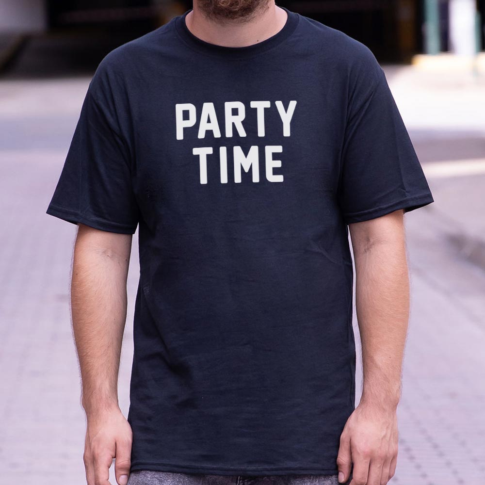 Party Time Bold Celebration Slogan