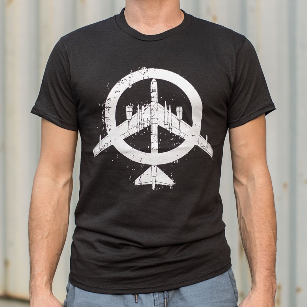 Peace Bomber Fighter Jet Peace Sign